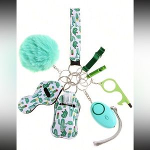 9 piece Safety Alarm Keychains 💖